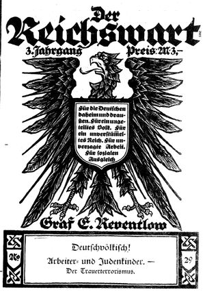 Reichswart vom 22.07.1922