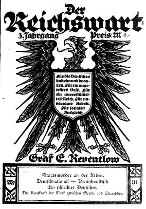 Reichswart vom 05.08.1922