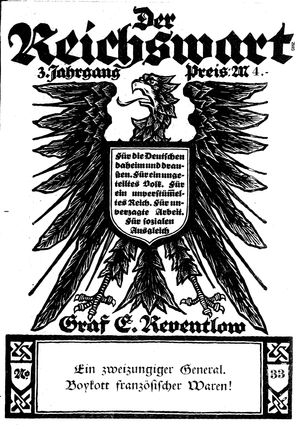 Reichswart vom 19.08.1922