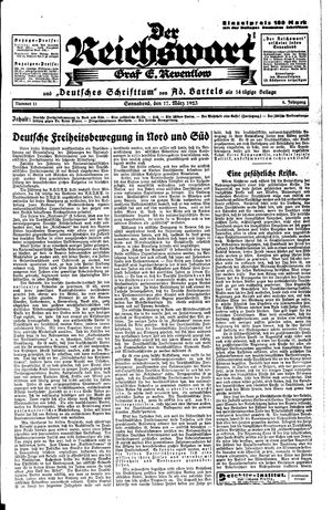 Reichswart vom 17.03.1923