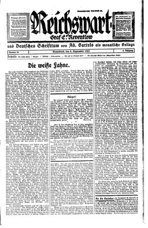 Reichswart vom 08.09.1923