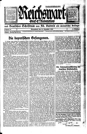 Reichswart vom 15.12.1923