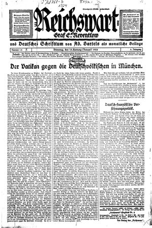 Reichswart vom 15.01.1924