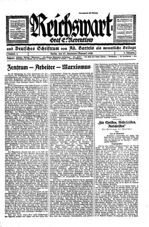 Reichswart vom 27.01.1928