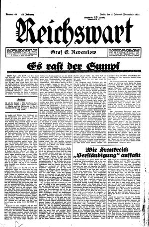 Reichswart vom 05.12.1931
