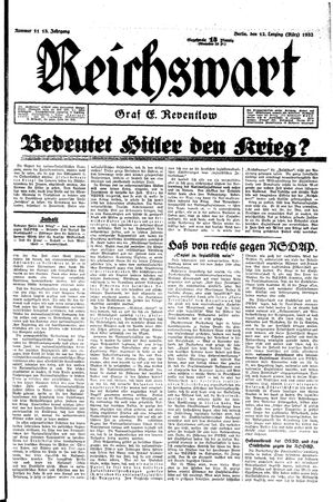 Reichswart vom 12.03.1932