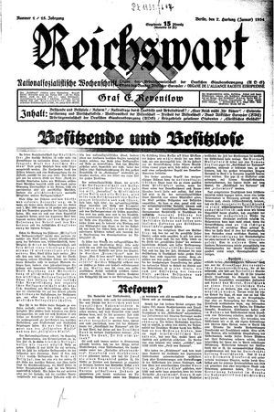Reichswart vom 07.01.1934
