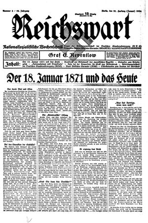 Reichswart vom 21.01.1934