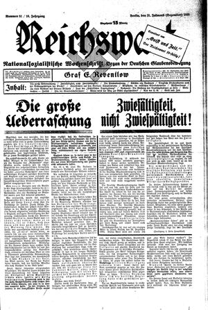 Reichswart vom 21.12.1935
