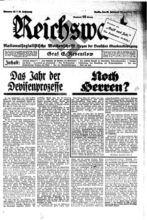 Reichswart vom 28.12.1935
