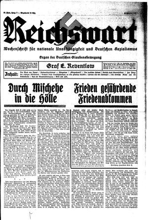 Reichswart vom 15.02.1936