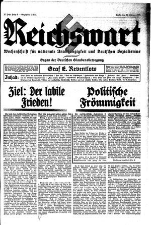 Reichswart on Feb 22, 1936