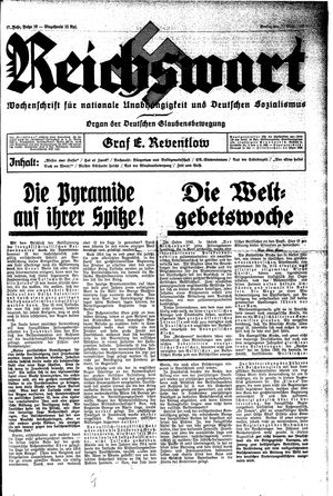Reichswart vom 07.03.1936