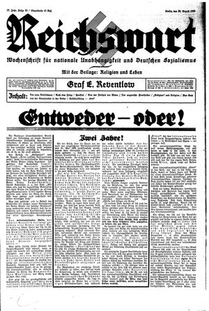 Reichswart on Aug 29, 1936