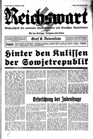 Reichswart on Nov 28, 1936