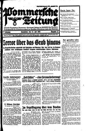 Pommersche Zeitung vom 13.07.1935