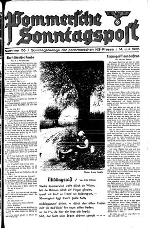 Pommersche Zeitung vom 14.07.1935