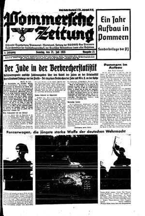 Pommersche Zeitung vom 21.07.1935