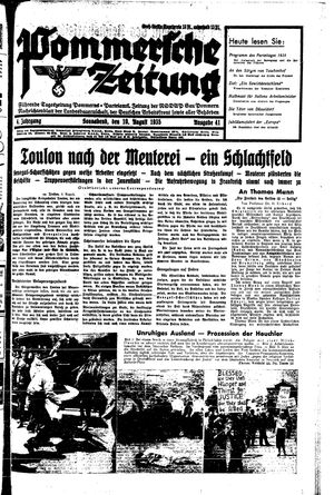 Pommersche Zeitung on Aug 10, 1935