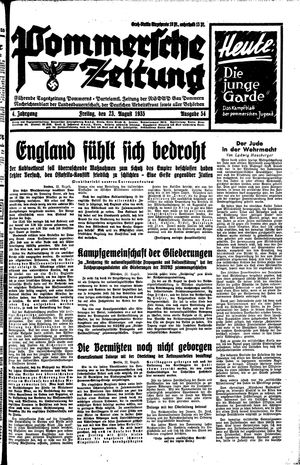 Pommersche Zeitung vom 23.08.1935