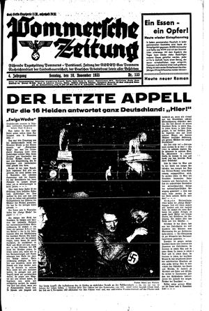 Pommersche Zeitung vom 10.11.1935