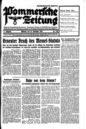 Pommersche Zeitung vom 13.11.1935