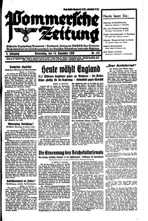 Pommersche Zeitung vom 14.11.1935