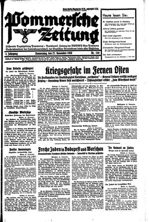 Pommersche Zeitung vom 21.11.1935