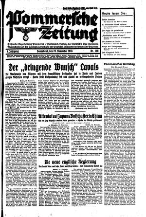 Pommersche Zeitung vom 23.11.1935