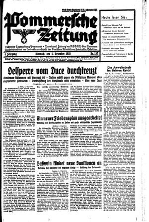 Pommersche Zeitung vom 04.12.1935