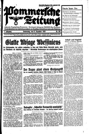 Pommersche Zeitung vom 12.12.1935