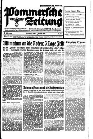 Pommersche Zeitung vom 06.01.1937