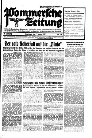 Pommersche Zeitung vom 07.01.1937