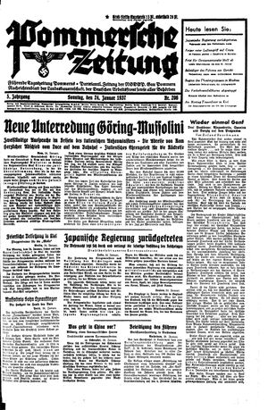 Pommersche Zeitung vom 24.01.1937