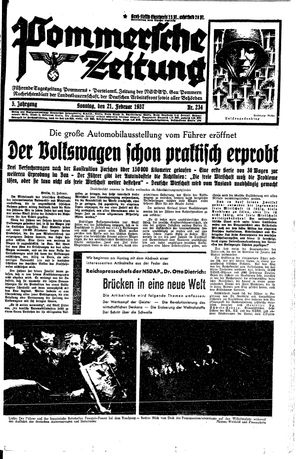 Pommersche Zeitung vom 21.02.1937