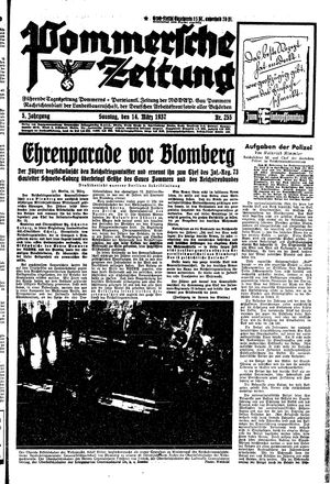 Pommersche Zeitung on Mar 14, 1937