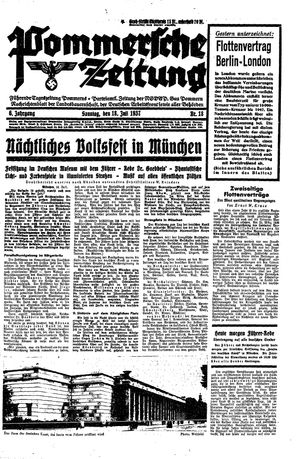 Pommersche Zeitung vom 18.07.1937