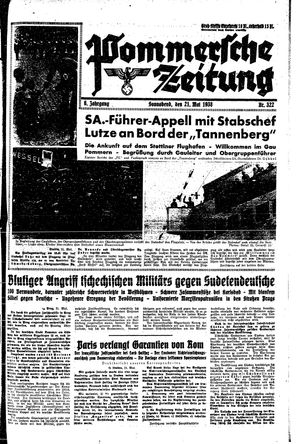 Pommersche Zeitung on May 21, 1938
