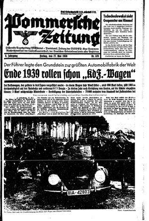 Pommersche Zeitung vom 27.05.1938