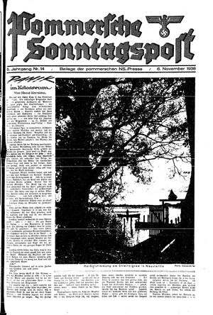 Pommersche Zeitung on Nov 6, 1938