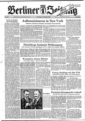 Berliner Zeitung Online-Archiv on Nov 5, 1946