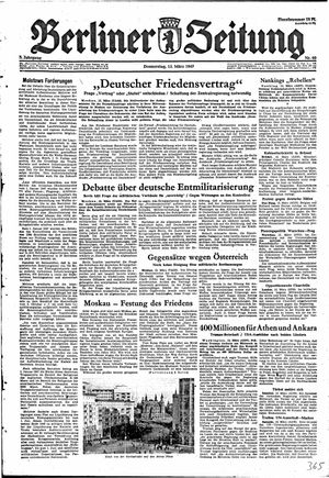 Berliner Zeitung Online-Archiv vom 13.03.1947