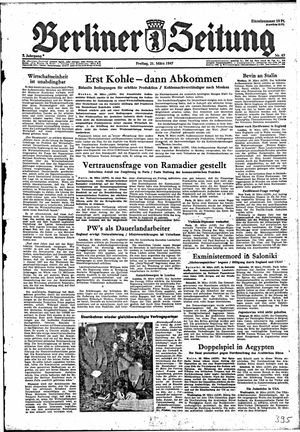 Berliner Zeitung Online-Archiv vom 21.03.1947