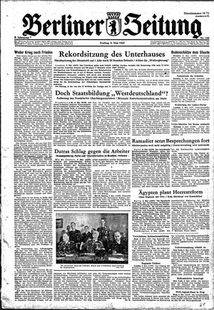 Berliner Zeitung Online-Archiv vom 09.05.1947