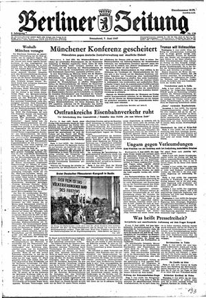 Berliner Zeitung Online-Archiv on Jun 7, 1947