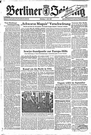 Berliner Zeitung Online-Archiv on Jul 1, 1947