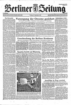 Berliner Zeitung Online-Archiv vom 12.09.1947
