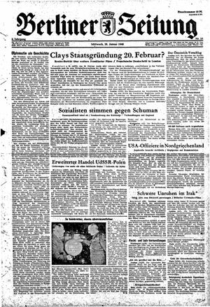Berliner Zeitung Online-Archiv vom 28.01.1948