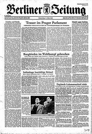 Berliner Zeitung Online-Archiv vom 11.03.1948