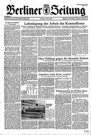 Berliner Zeitung Online-Archiv vom 26.03.1948